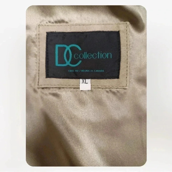 DC Collection Lined Suede Jacket Coat  Size XL - Picture 8 of 12